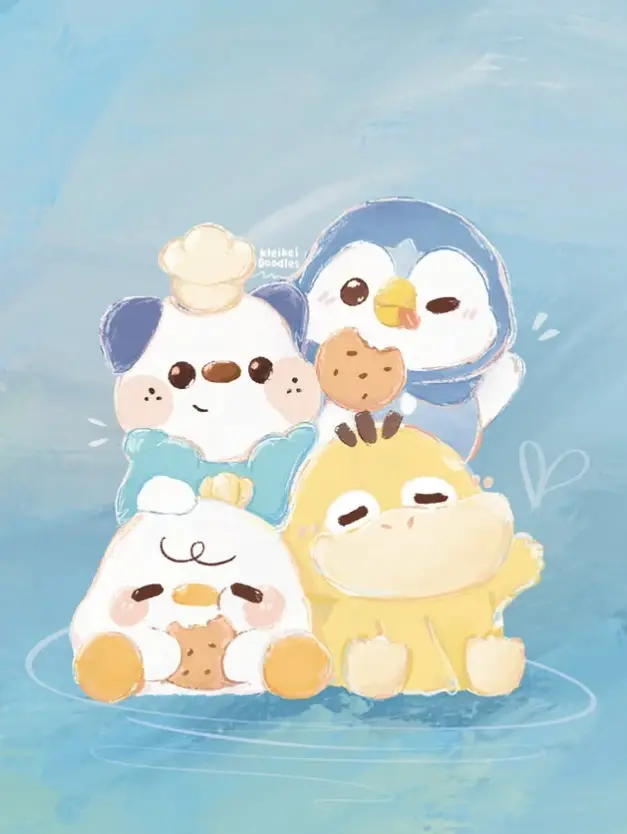 Cute characters artwork